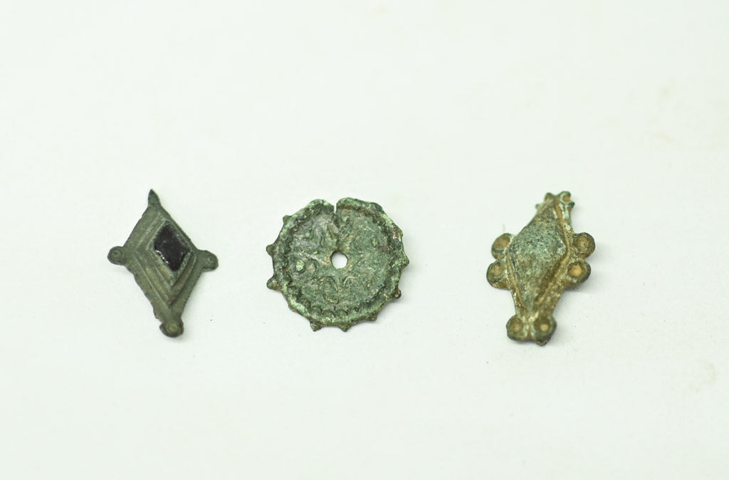 Starożytny Rzym – Brązowe Broszki Talerzowe